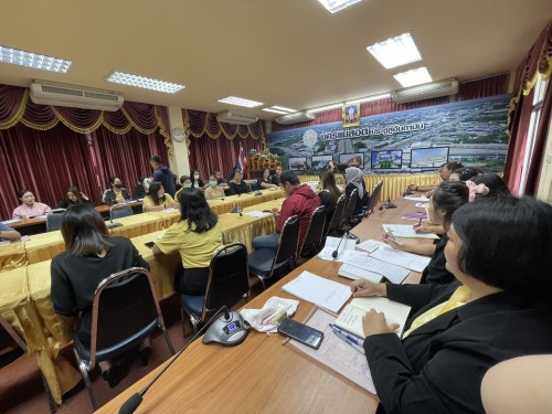 กองยุทธศาสตร์และงบประมาณ เข้าร่วมประชุมเจ้าหน้าที่ผู้จัดทำฎีกาและผู้ปฏิบัติงานด้านพัสดุทุกส่วนงานในสังกัดเทศบาลนครแม่สอด