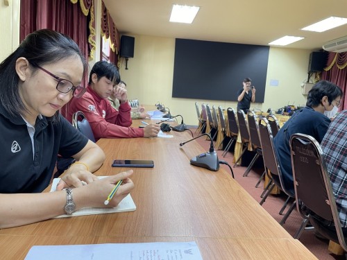 กองยุทธศาสตร์และงบประมาณ เข้าร่วมประชุมเจ้าหน้าที่ผู้จัดทำฎีกาและผู้ปฏิบัติงานด้านพัสดุทุกส่วนงานในสังกัดเทศบาลนครแม่สอด