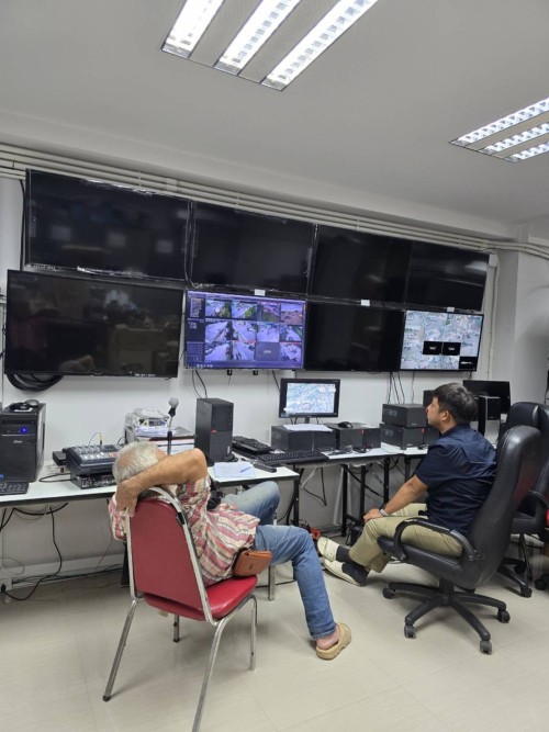 เจ้าหน้าที่กองยุทธศาสตร์และงบประมาณ ดำเนินการตามคำขอใช้ข้อมูลจากกล้องวงจรปิด