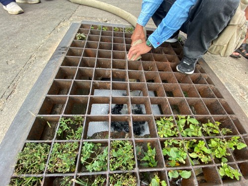 ใช้น้ำหมัก EM ลงระบายน้ำ