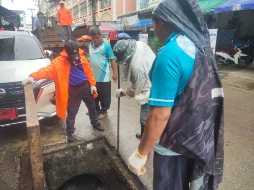 กองช่างสุขาภิบาล ได้ออกปฏิบัติงานตามคำร้องทั่วไป จำนวน 2 แห่ง 