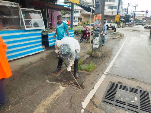 กองช่างสุขาภิบาล ได้ออกปฏิบัติงานตามคำร้องทั่วไป จำนวน 2 แห่ง 