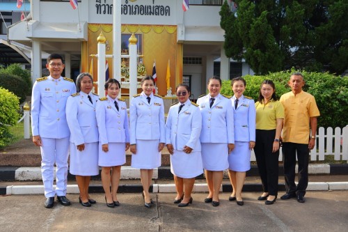 กองการเจ้าหน้าที่ ร่วมถวายพวงมาลาเนื่องในวันคล้ายวันสวรรคตของพระบาทสมเด็จพระปรมินทรมหาภูมิพลอดุลยเดชบรมมนาถบพิตร 13 ตุลาคม 2567