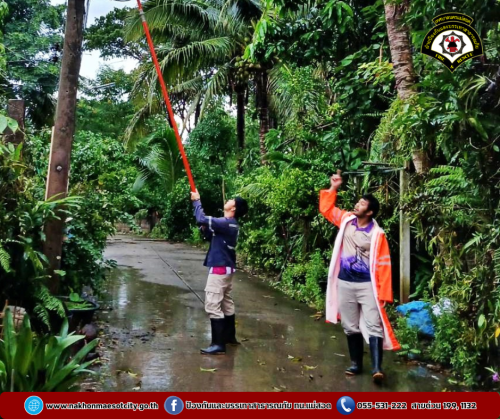 ดับเพลิงนครแม่สอด ออกระงับเหตุไฟฟ้าลัดวงจร บริเวณใกล้เคียงร้านข้าวแกงป้าหนู ถนนดอนแก้ว