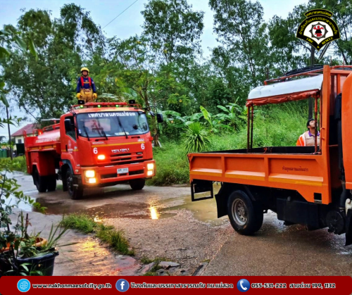 ดับเพลิงนครแม่สอด ออกระงับเหตุไฟฟ้าลัดวงจร บริเวณใกล้เคียงร้านข้าวแกงป้าหนู ถนนดอนแก้ว