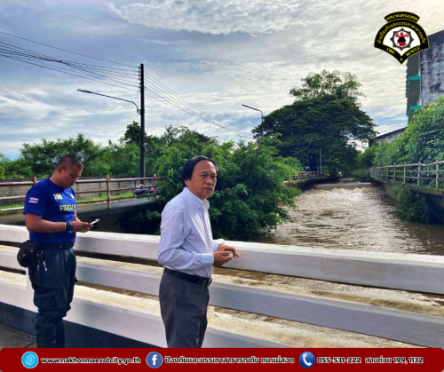 ดับเพลิงนครแม่สอด ลงพื้นที่สำรวจประชาชนที่ได้รับผลกระทบจากอุทกภัยในเขตพื้นที่ ทน.แม่สอด