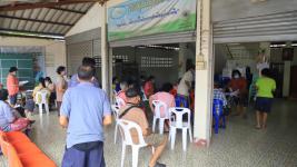 แจกเบี้ยยังชีพผู้สูงอายุ ผู้พิการ ณ ที่ทำการชุมชน