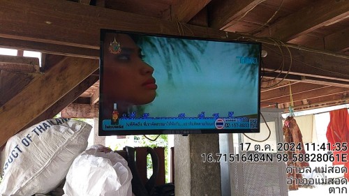 เจ้าหน้าที่กองยุทธศาสตร์และงบประมาณ ดำเนินการตามคำร้องขอติดตั้งเคเบิ้ลทีวี เพื่อการศึกษาเทศบาลนครแม่สอด