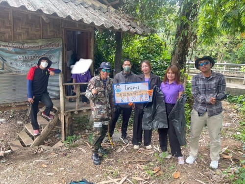 ลงพื้นที่ดำเนินกิจกรรม“คุณนะทำ”ด้วยการปรับสภาพแวดล้อมบริเวณที่ิยู่อาศัยแก่คนพิการที่มีภาวะต้องได้รับการฟื้นฟู ชุมชนสองแควสอง