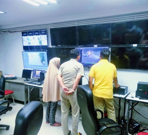 เจ้าหน้าที่กองยุทธศาสตร์และงบประมาณ ดำเนินการตามคำขอใช้ข้อมูลจากกล้องวงจรปิด