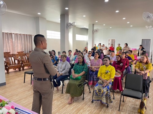 เข้าร่วมการประชุมสภากาแฟสัญจร ของกลุ่มพัฒนาสตรี ครั้งที่ 7 เพื่อพบปะแลขับเคลื่อนงานของกลุ่มพัฒนาสตรีเทศบาลนครแม่สอด ณ วัดดอนไชย