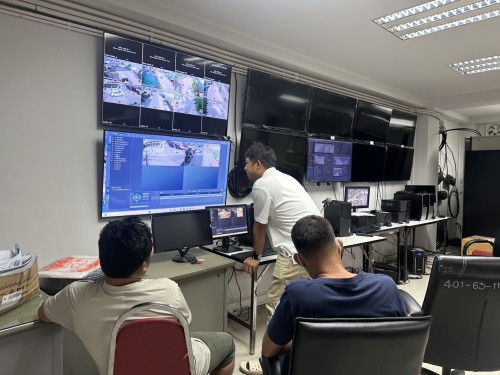 เจ้าหน้าที่กองยุทธศาสตร์และงบประมาณ ดำเนินการตามคำขอใช้ข้อมูลจากกล้องวงจรปิด