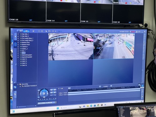 เจ้าหน้าที่กองยุทธศาสตร์และงบประมาณ ดำเนินการตามคำขอใช้ข้อมูลจากกล้องวงจรปิด