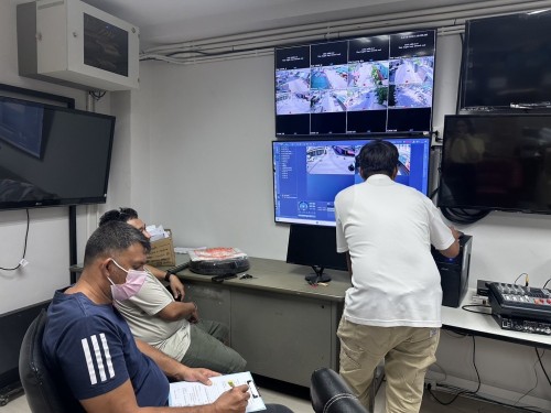 เจ้าหน้าที่กองยุทธศาสตร์และงบประมาณ ดำเนินการตามคำขอใช้ข้อมูลจากกล้องวงจรปิด