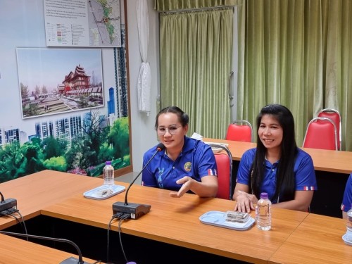 กองการศึกษา เทศบาลนครแม่สอด ร่วมต้อนรับคณะกองคลัง องค์การบริหารส่วนตำบลวังไทร อำเภอคลองขลุง จังหวัดกำแพงเพชร