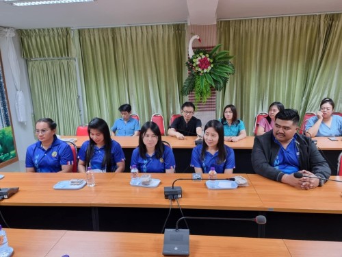 กองการศึกษา เทศบาลนครแม่สอด ร่วมต้อนรับคณะกองคลัง องค์การบริหารส่วนตำบลวังไทร อำเภอคลองขลุง จังหวัดกำแพงเพชร