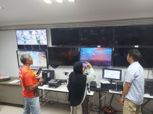 เจ้าหน้าที่กองยุทธศาสตร์และงบประมาณ ดำเนินการตามคำขอใช้ข้อมูลจากกล้องวงจรปิด