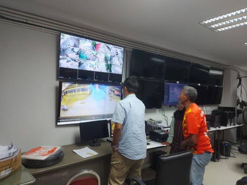 เจ้าหน้าที่กองยุทธศาสตร์และงบประมาณ ดำเนินการตามคำขอใช้ข้อมูลจากกล้องวงจรปิด