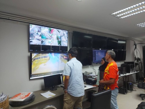 เจ้าหน้าที่กองยุทธศาสตร์และงบประมาณ ดำเนินการตามคำขอใช้ข้อมูลจากกล้องวงจรปิด