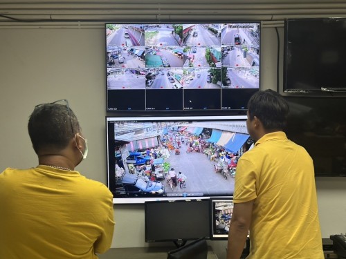  เจ้าหน้าที่กองยุทธศาสตร์และงบประมาณ ดำเนินการตามคำขอใช้ข้อมูลจากกล้องวงจรปิด