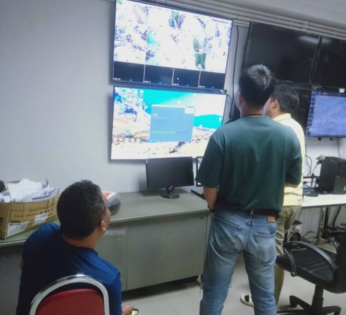 เจ้าหน้าที่กองยุทธศาสตร์และงบประมาณ ดำเนินการตามคำขอใช้ข้อมูลจากกล้องวงจรปิด