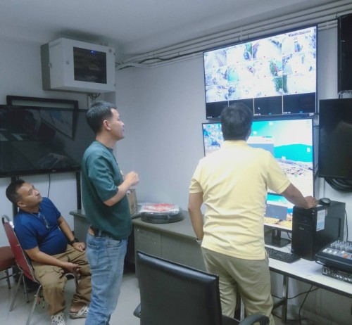 เจ้าหน้าที่กองยุทธศาสตร์และงบประมาณ ดำเนินการตามคำขอใช้ข้อมูลจากกล้องวงจรปิด