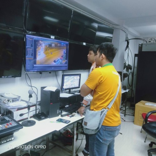 เจ้าหน้าที่กองยุทธศาสตร์และงบประมาณ ดำเนินการตามคำขอใช้ข้อมูลจากกล้องวงจรปิด