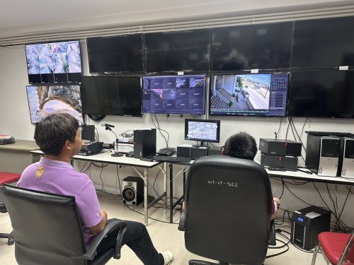 เจ้าหน้าที่กองยุทธศาสตร์และงบประมาณ ดำเนินการตามคำขอใช้ข้อมูลจากกล้องวงจรปิด