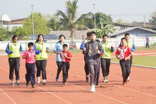 เทศบาลนครแม่สอดจัดกิจกรรมโครงการแข่งขันกีฬานักเรียนกลุ่มโรงเรียนในสังกัดเทศบาลนครแม่สอด