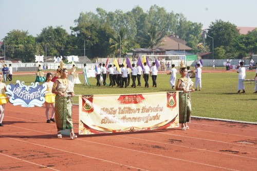 เทศบาลนครแม่สอดจัดกิจกรรมโครงการแข่งขันกีฬานักเรียนกลุ่มโรงเรียนในสังกัดเทศบาลนครแม่สอด