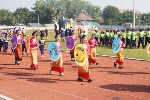 เทศบาลนครแม่สอดจัดกิจกรรมโครงการแข่งขันกีฬานักเรียนกลุ่มโรงเรียนในสังกัดเทศบาลนครแม่สอด