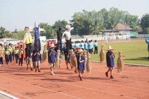 เทศบาลนครแม่สอดจัดกิจกรรมโครงการแข่งขันกีฬานักเรียนกลุ่มโรงเรียนในสังกัดเทศบาลนครแม่สอด