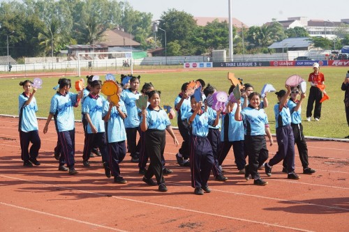 เทศบาลนครแม่สอดจัดกิจกรรมโครงการแข่งขันกีฬานักเรียนกลุ่มโรงเรียนในสังกัดเทศบาลนครแม่สอด