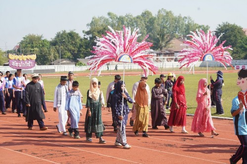 เทศบาลนครแม่สอดจัดกิจกรรมโครงการแข่งขันกีฬานักเรียนกลุ่มโรงเรียนในสังกัดเทศบาลนครแม่สอด