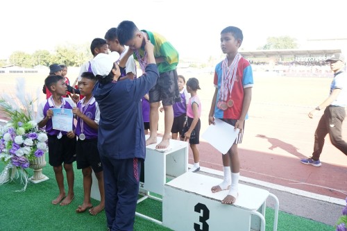 เทศบาลนครแม่สอดจัดกิจกรรมโครงการแข่งขันกีฬานักเรียนกลุ่มโรงเรียนในสังกัดเทศบาลนครแม่สอด