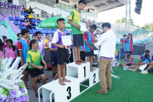 เทศบาลนครแม่สอดจัดกิจกรรมโครงการแข่งขันกีฬานักเรียนกลุ่มโรงเรียนในสังกัดเทศบาลนครแม่สอด