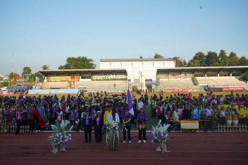 เทศบาลนครแม่สอดจัดกิจกรรมโครงการแข่งขันกีฬานักเรียนกลุ่มโรงเรียนในสังกัดเทศบาลนครแม่สอด