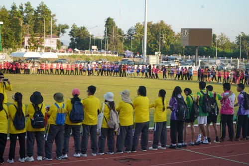 เทศบาลนครแม่สอดจัดกิจกรรมโครงการแข่งขันกีฬานักเรียนกลุ่มโรงเรียนในสังกัดเทศบาลนครแม่สอด