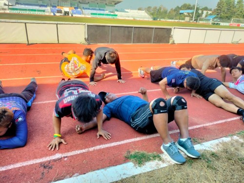 ดับเพลิงนครแม่สอด จัดโครงการทดสอบสมรรถภาพทางกาย ครั้งที่ 1 ประจำปี 2568