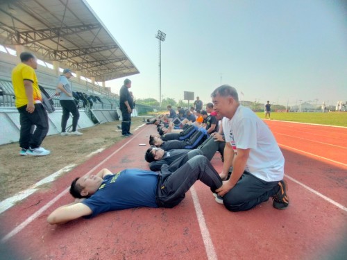 ดับเพลิงนครแม่สอด จัดโครงการทดสอบสมรรถภาพทางกาย ครั้งที่ 1 ประจำปี 2568