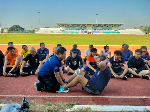 ดับเพลิงนครแม่สอด จัดโครงการทดสอบสมรรถภาพทางกาย ครั้งที่ 1 ประจำปี 2568