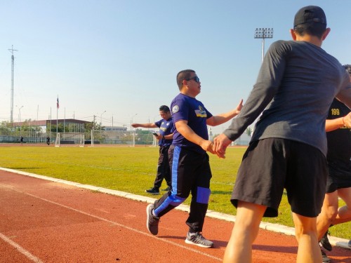 ดับเพลิงนครแม่สอด จัดโครงการทดสอบสมรรถภาพทางกาย ครั้งที่ 1 ประจำปี 2568