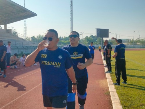 ดับเพลิงนครแม่สอด จัดโครงการทดสอบสมรรถภาพทางกาย ครั้งที่ 1 ประจำปี 2568