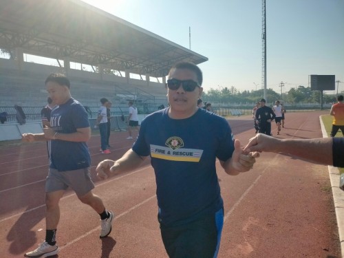 ดับเพลิงนครแม่สอด จัดโครงการทดสอบสมรรถภาพทางกาย ครั้งที่ 1 ประจำปี 2568