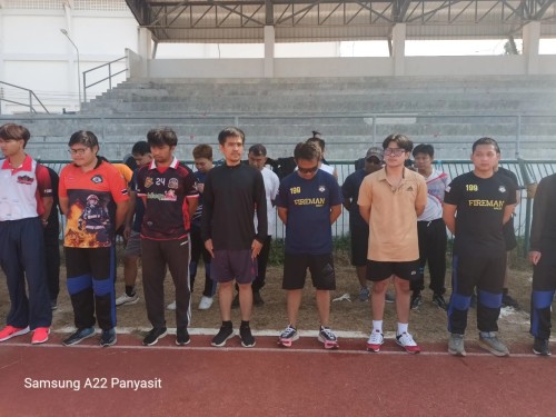 ดับเพลิงนครแม่สอด จัดโครงการทดสอบสมรรถภาพทางกาย ครั้งที่ 1 ประจำปี 2568