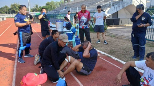 ดับเพลิงนครแม่สอด จัดโครงการทดสอบสมรรถภาพทางกาย ครั้งที่ 1 ประจำปี 2568