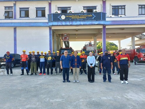 ดับเพลิงนครแม่สอด ได้ดำเนินการฝึกซ้อมแผนและทบทวนดับเพลิง ประจำปีงบประมาณ พ.ศ. 2568