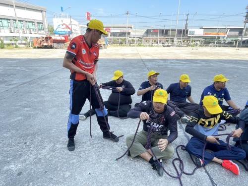 ดับเพลิงนครแม่สอด ได้ดำเนินการฝึกซ้อมแผนและทบทวนดับเพลิง ประจำปีงบประมาณ พ.ศ. 2568