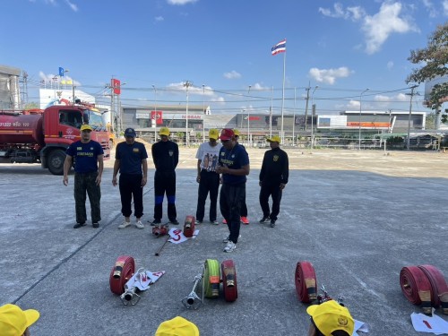 ดับเพลิงนครแม่สอด ได้ดำเนินการฝึกซ้อมแผนและทบทวนดับเพลิง ประจำปีงบประมาณ พ.ศ. 2568