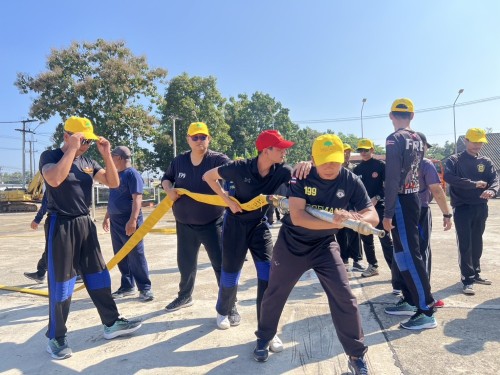 ดับเพลิงนครแม่สอด ได้ดำเนินการฝึกซ้อมแผนและทบทวนดับเพลิง ประจำปีงบประมาณ พ.ศ. 2568